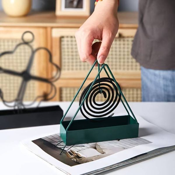 Simple Triangle Iron Mosquito Coil Holder