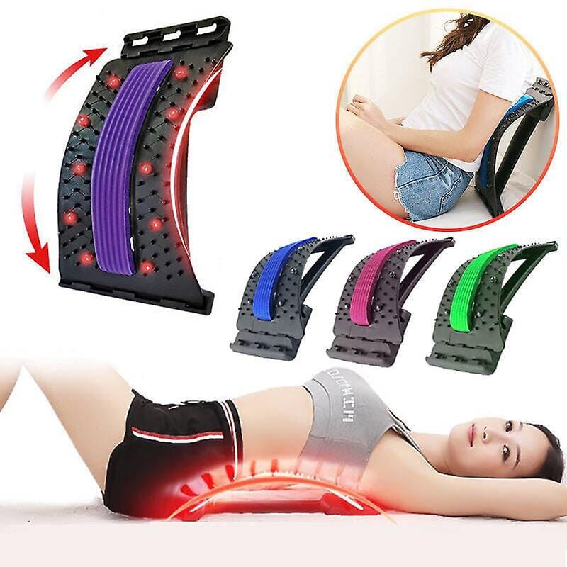 Back Stretcher Lumbar Back Pain Relief Device Multi-level Back Massager massager Hyper Star