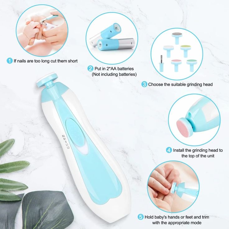 "Electric Nail Clipper Set – Safe, Gentle Baby Nail Trimmer for Infants and Toddlers"