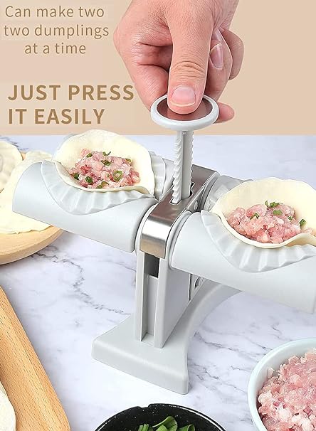 Dumpling & Samosa Maker – Double Header, Quick & Easy Pastry Press