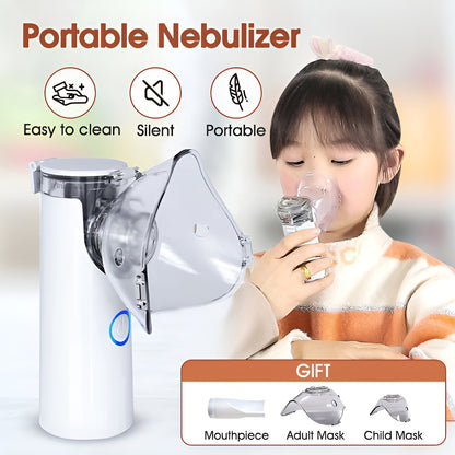 Portable Nebulizer Machine – For Asthma, Cough & Cold Relief | Easy Breathing for Kids & Adults