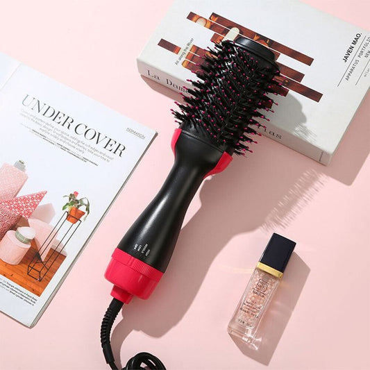 One Step 3-in-1 Hair Dryer & Volumizer – Hot Air Brush for Drying, Straightening & Curling