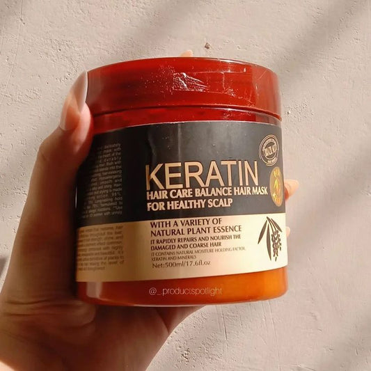 Keratin Hair Mask Treatment - 500ml | Deep Repair & Hydration for Smooth