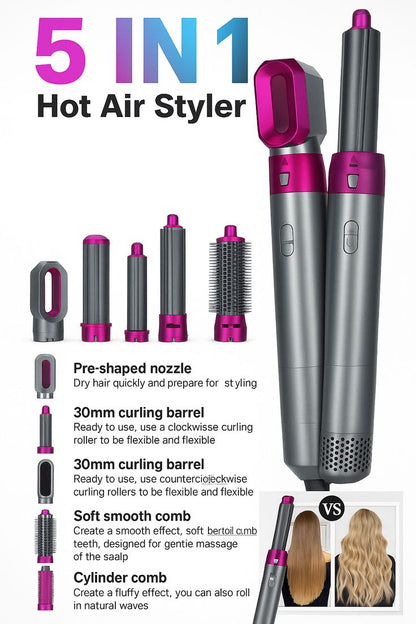 5-in-1 Ionic Hair Styler