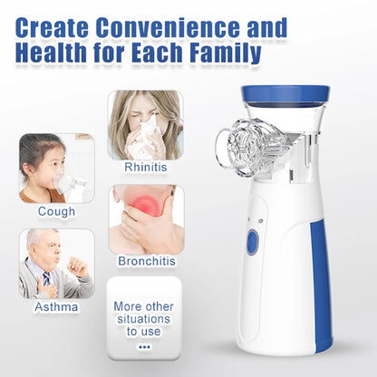 Portable Nebulizer Machine – For Asthma, Cough & Cold Relief | Easy Breathing for Kids & Adults