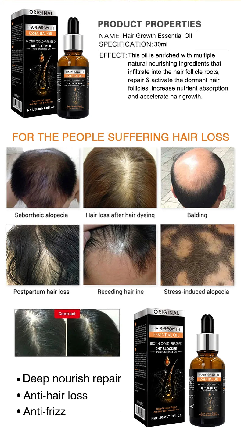Ginger Hair Care Growth Serum