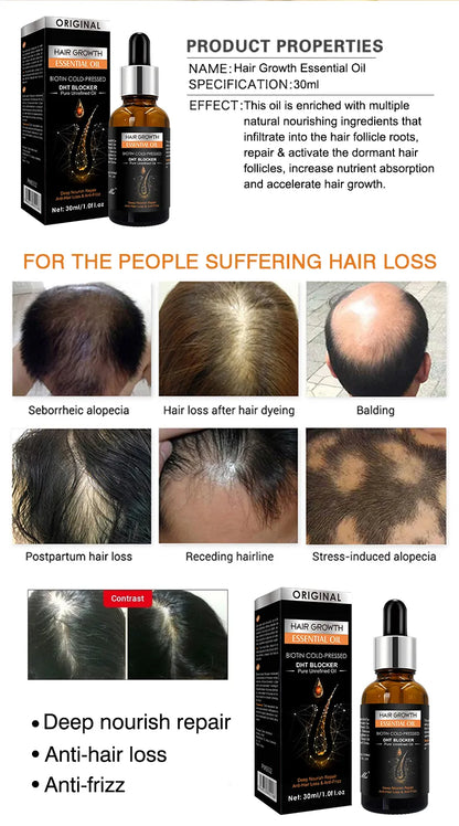 Ginger Hair Care Growth Serum