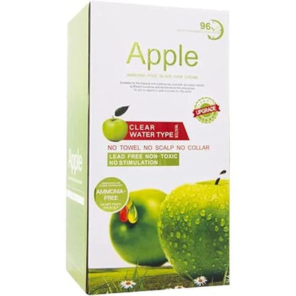 Origanal Imported Apple Ammonia-Free Black Hair Color Cream – Organic, Natural Black Hair Dye {SET OF 2} (500ML & 1000ML)