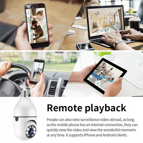1080P Full HD WiFi CCTV Camera – Smart Home Security Camera with Motion Detection, Night Vision, and Two-Way Audio