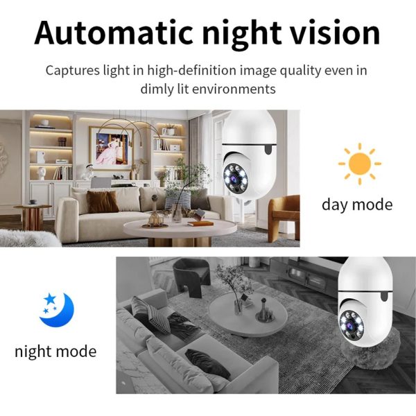 1080P Full HD WiFi CCTV Camera – Smart Home Security Camera with Motion Detection, Night Vision, and Two-Way Audio