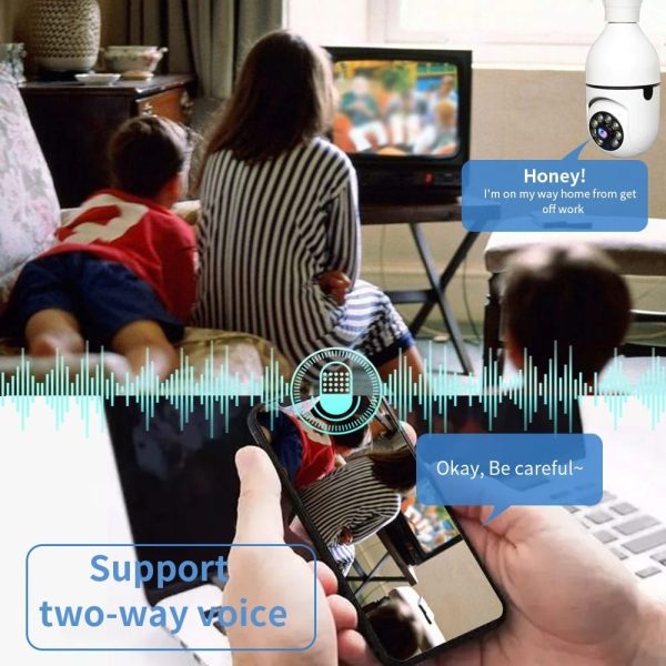 1080P Full HD WiFi CCTV Camera – Smart Home Security Camera with Motion Detection, Night Vision, and Two-Way Audio