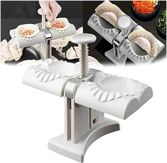 Dumpling & Samosa Maker – Double Header, Quick & Easy Pastry Press