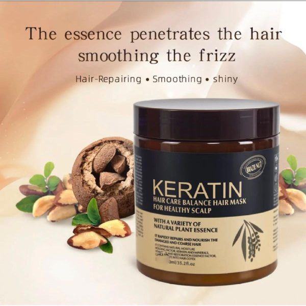 Keratin Hair Mask Treatment - 500ml | Deep Repair & Hydration for Smooth