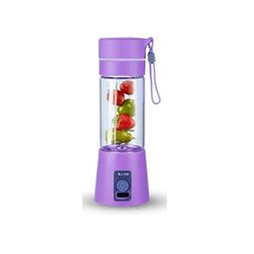 Portable Mini 6-Blade Juicer Blender | USB Rechargeable Outdoor Juicing Cup (380ml) – Random Color