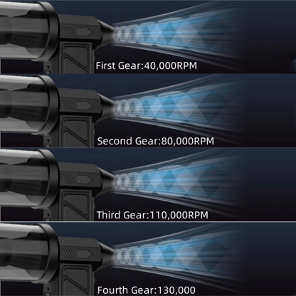2-in-1 Turbo Fan & Dust Vacuum | Portable Rechargeable