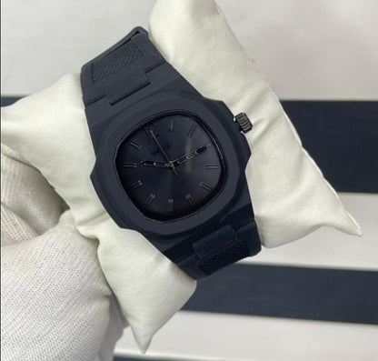Skmei Original Men’s Quartz Watch with Silicone Strap – Best Quality Black Analog Watch with Box