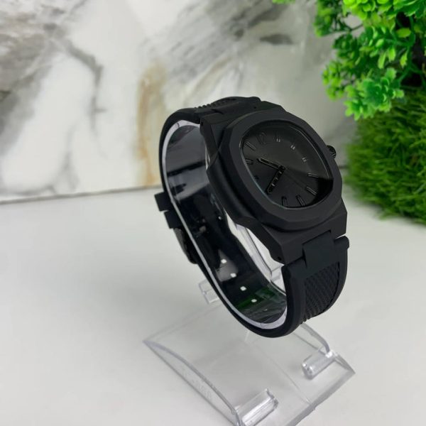 Skmei Original Men’s Quartz Watch with Silicone Strap – Best Quality Black Analog Watch with Box