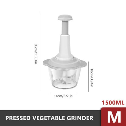 Manual Hand Push Chopper | Multi-functional Vegetable cutter