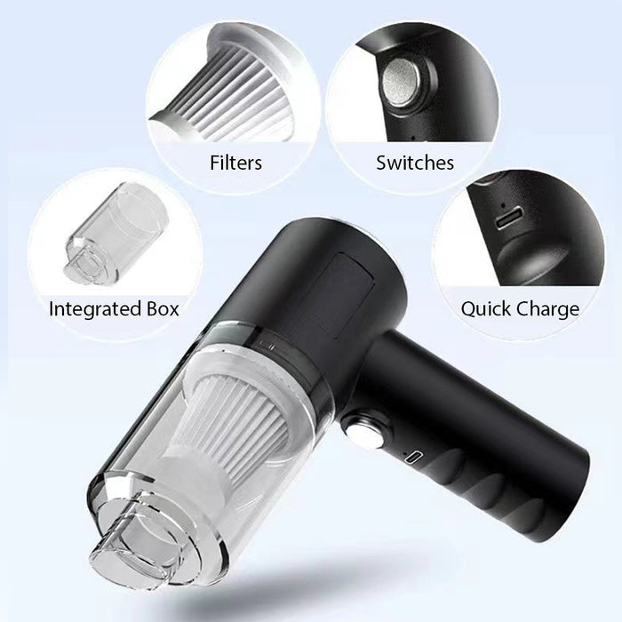 Mini Vacuum Cleaner, Wireless, rechargeable, portable, handy